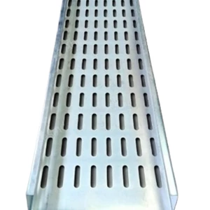 Electro Galvanized Type C Perforated Cable Tray Size W400 x H50 x L3000 mm